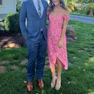 Wayf Kennedy Floral Off the Shoulder Dress